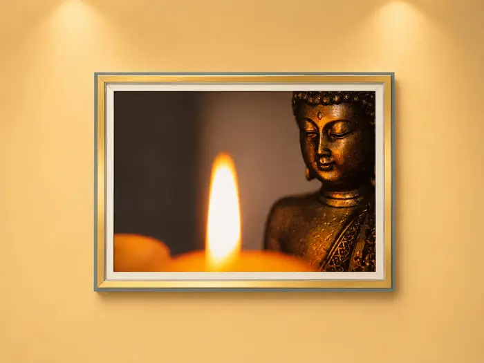 Serenity decorative art wall frame